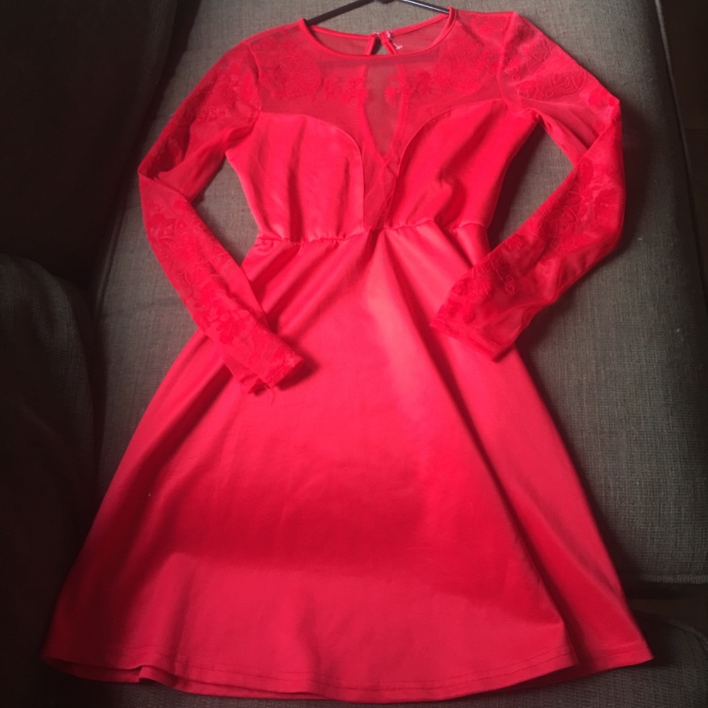 Red dress